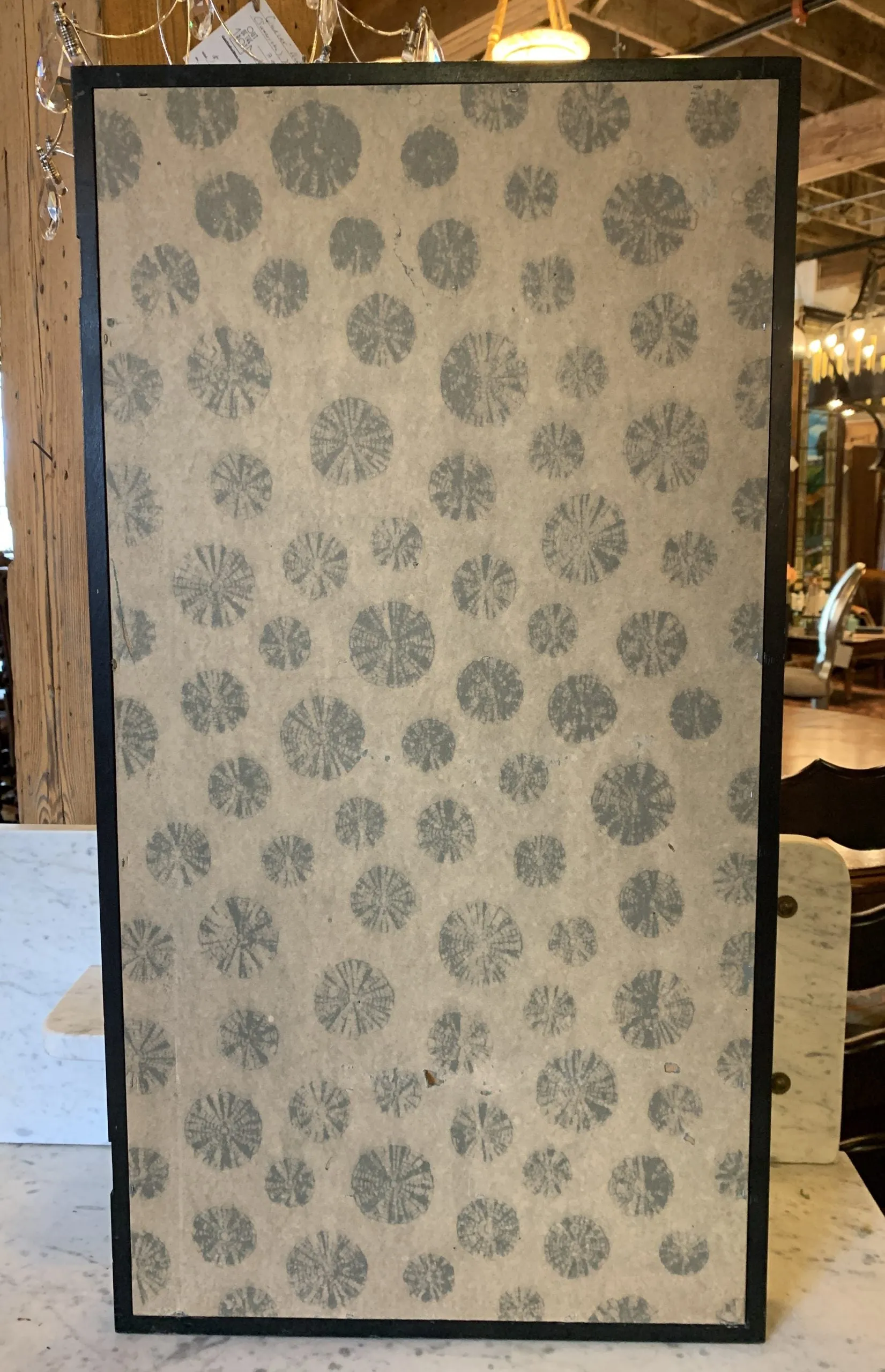 Asian Table Top Screen, Two Panel, Ornamental Arrows
