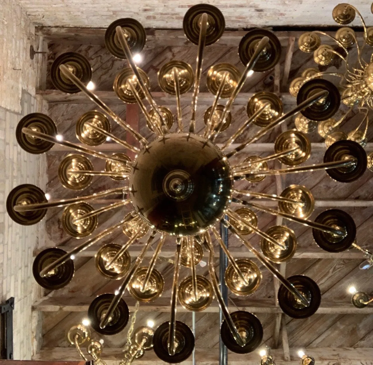Brass Chandelier, Oversized, 35- Candle Light, Traditional