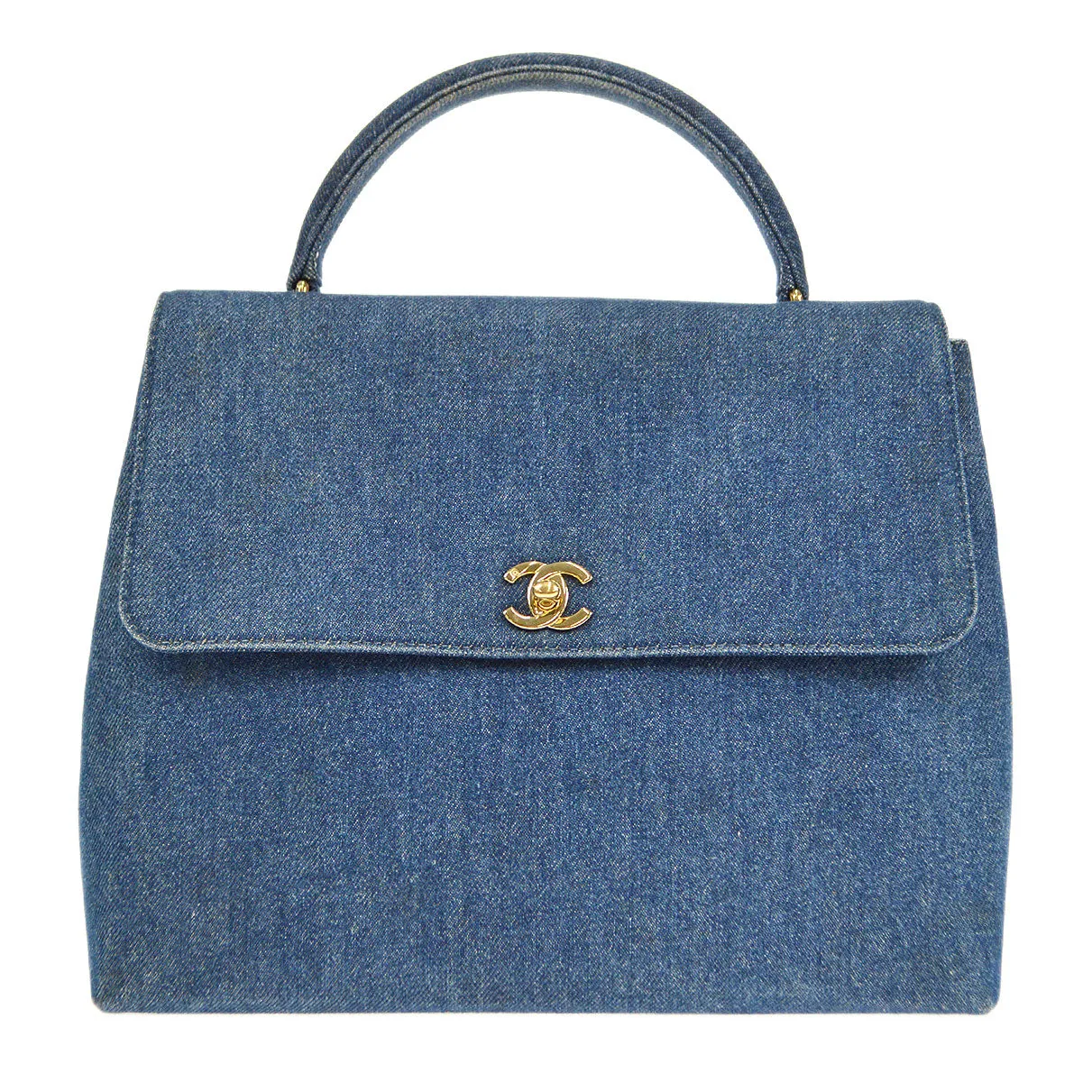 CHANEL 1997-1999 Kelly 30 Denim 26085