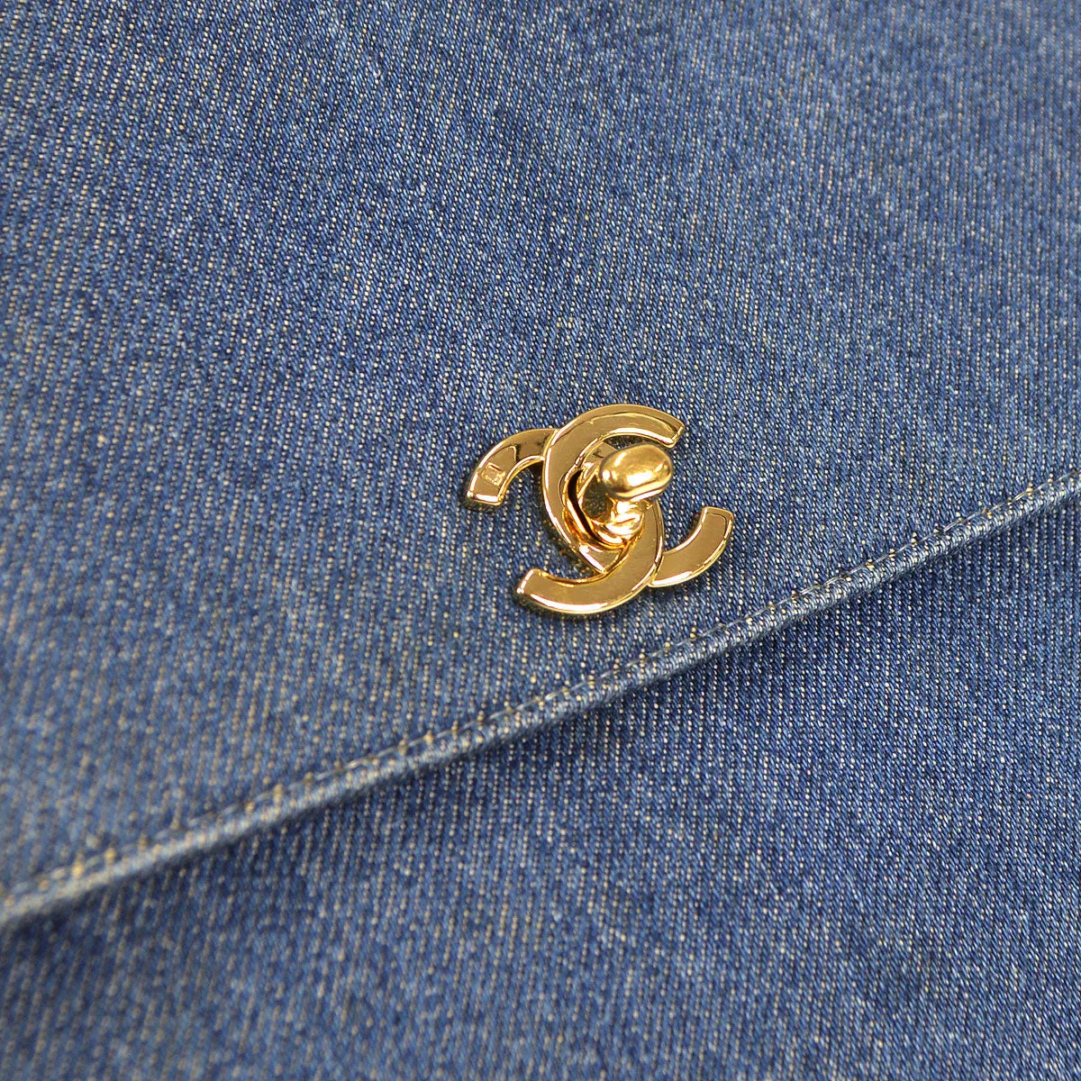 CHANEL 1997-1999 Kelly 30 Denim 26085