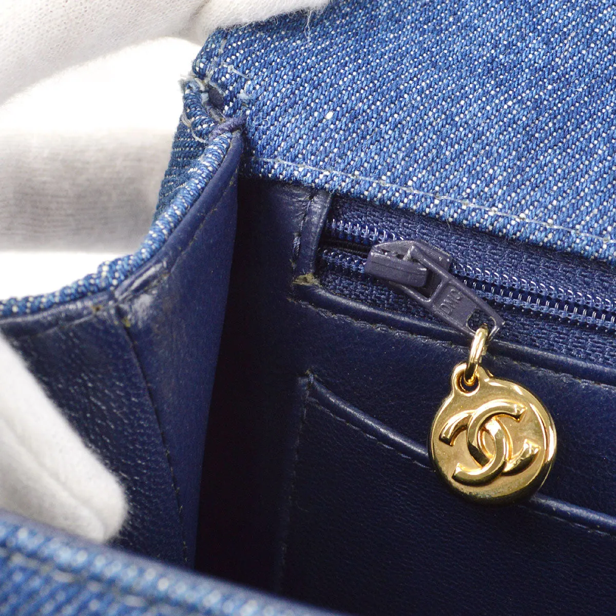 CHANEL 1997-1999 Kelly 30 Denim 66424