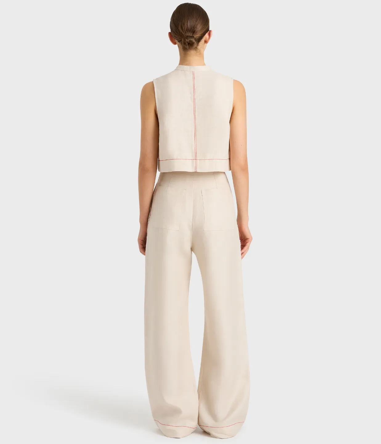 Delphi Tailored Pant in Sand