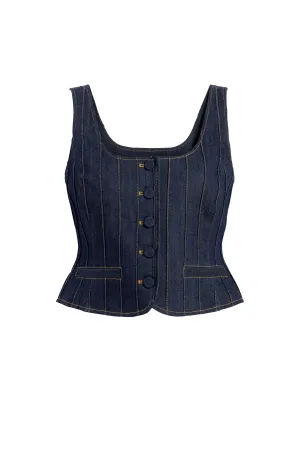 Denim Rowena Top