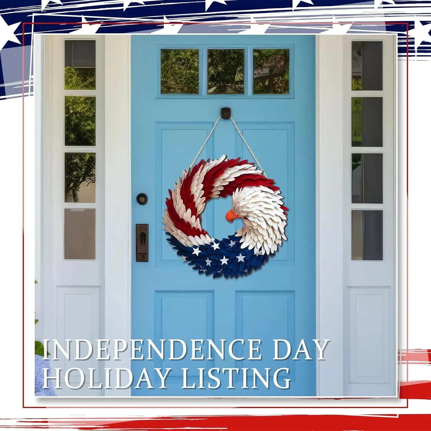Eagle Wreath Easter Independence Day Decorations