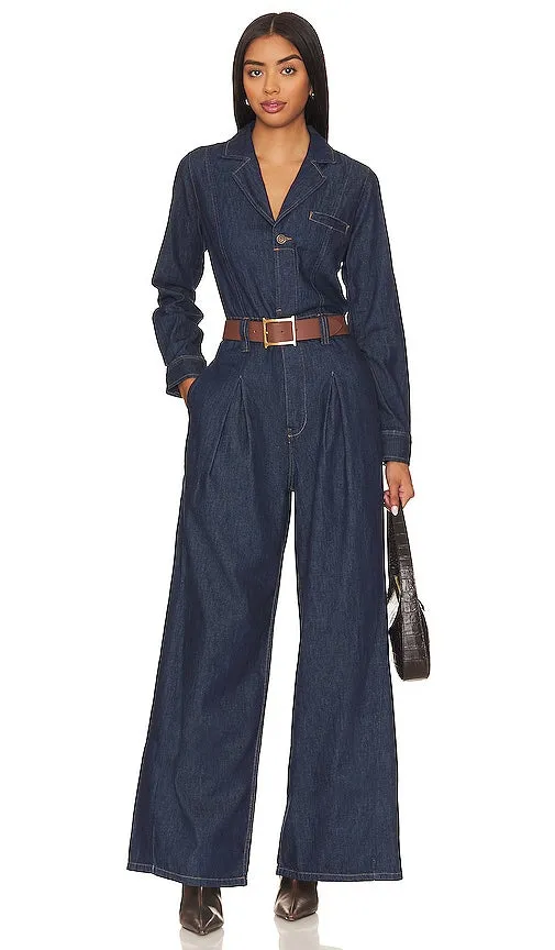 Free People The Franklin Tailored One Piece In Rinse in Blue