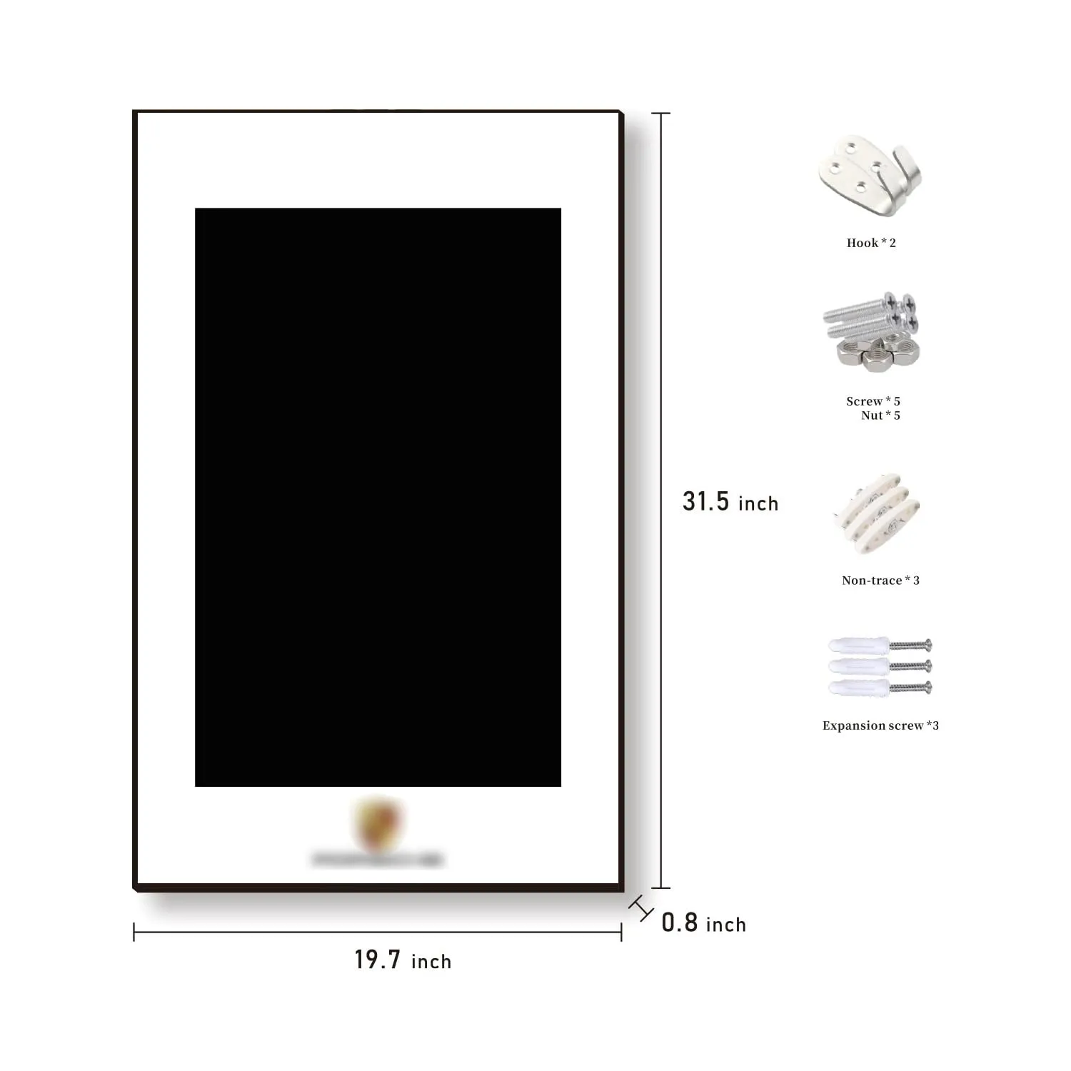 iLuane Display Wallboard for Lego Technic Porsche 911 RSR 42096, Adult Collectibles Display Wallboard for Building Blocks, Gifts for Lego Lovers (Only Display Wallboard), Black,white, M