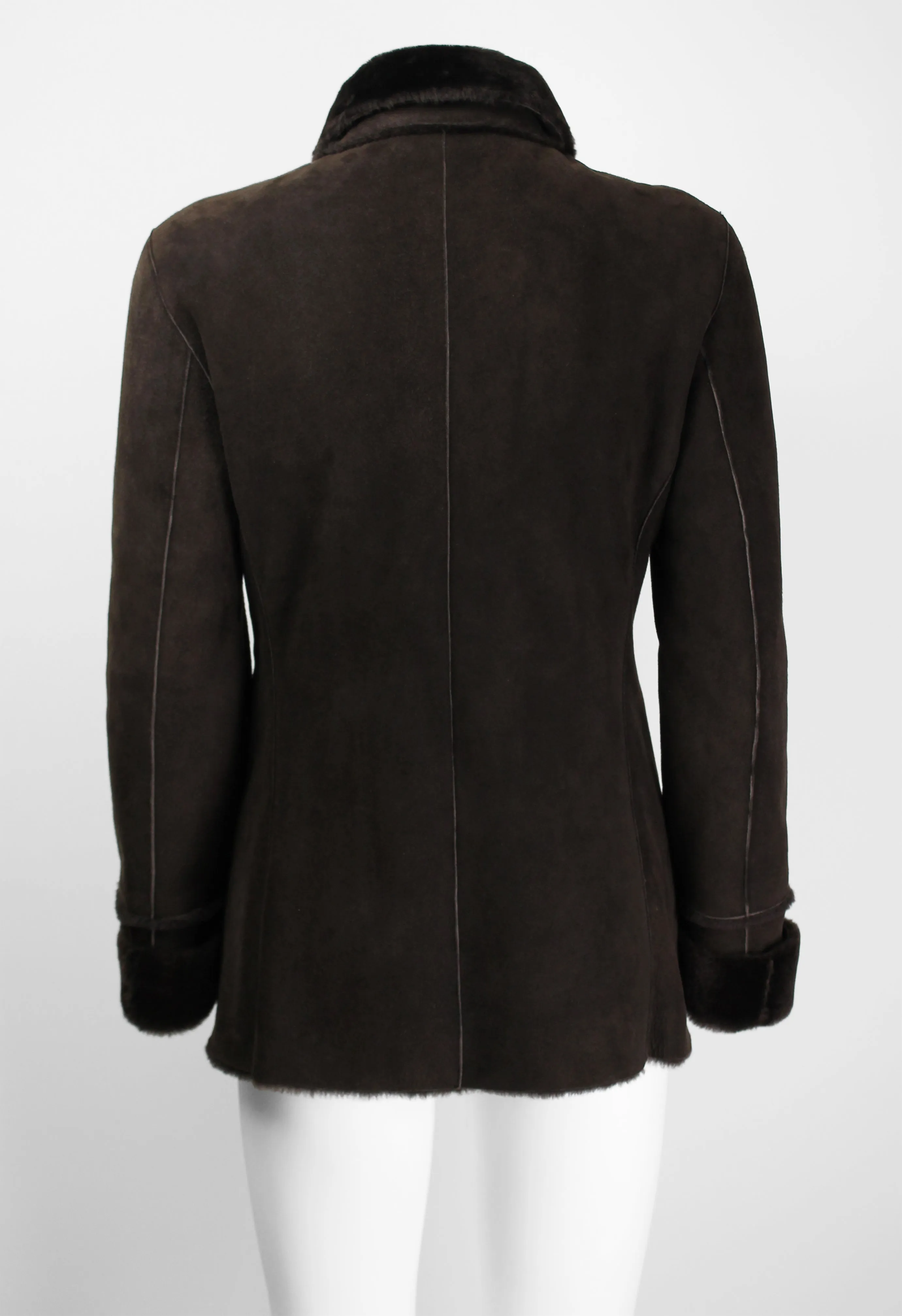 JIL SANDER SHEARLING BUCKLE JACKET