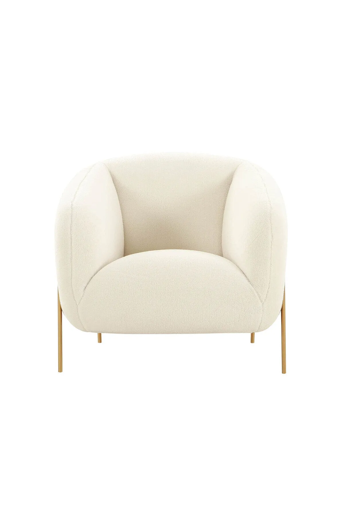 Kandra Cream Shearling Accent Chair by Inspire Me! Home Decor
