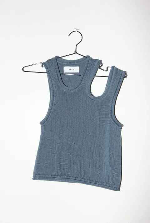 KkCo - Slash Tank: Slate Blue