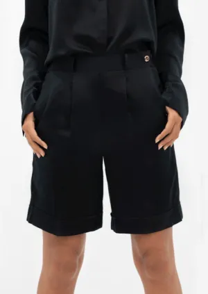 Manila MNL Tailored Shorts in Black