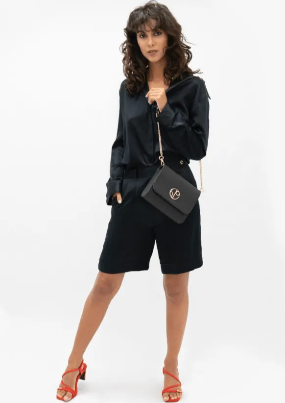 Manila MNL Tailored Shorts in Black