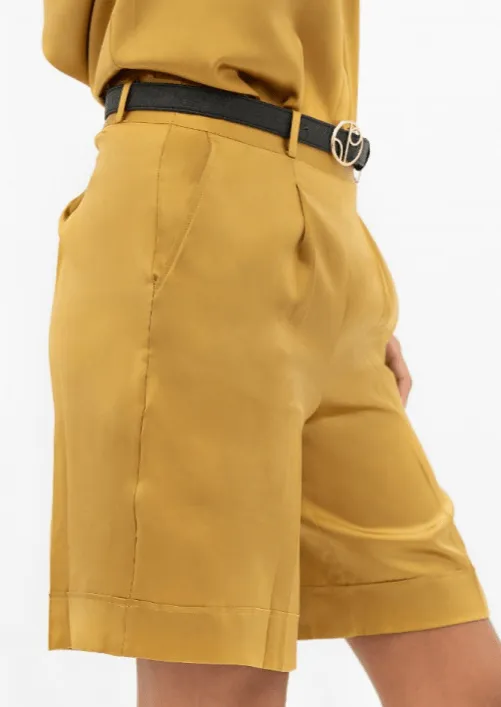 Manila MNL Tailored Shorts in Mimosa