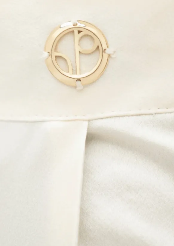 Manila MNL Tailored Shorts in Pearl