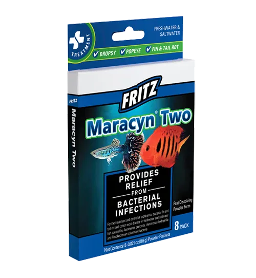 Mardel Maracyn Two - Antibacterial Medication - 8 Ct - Fritz Aquatics