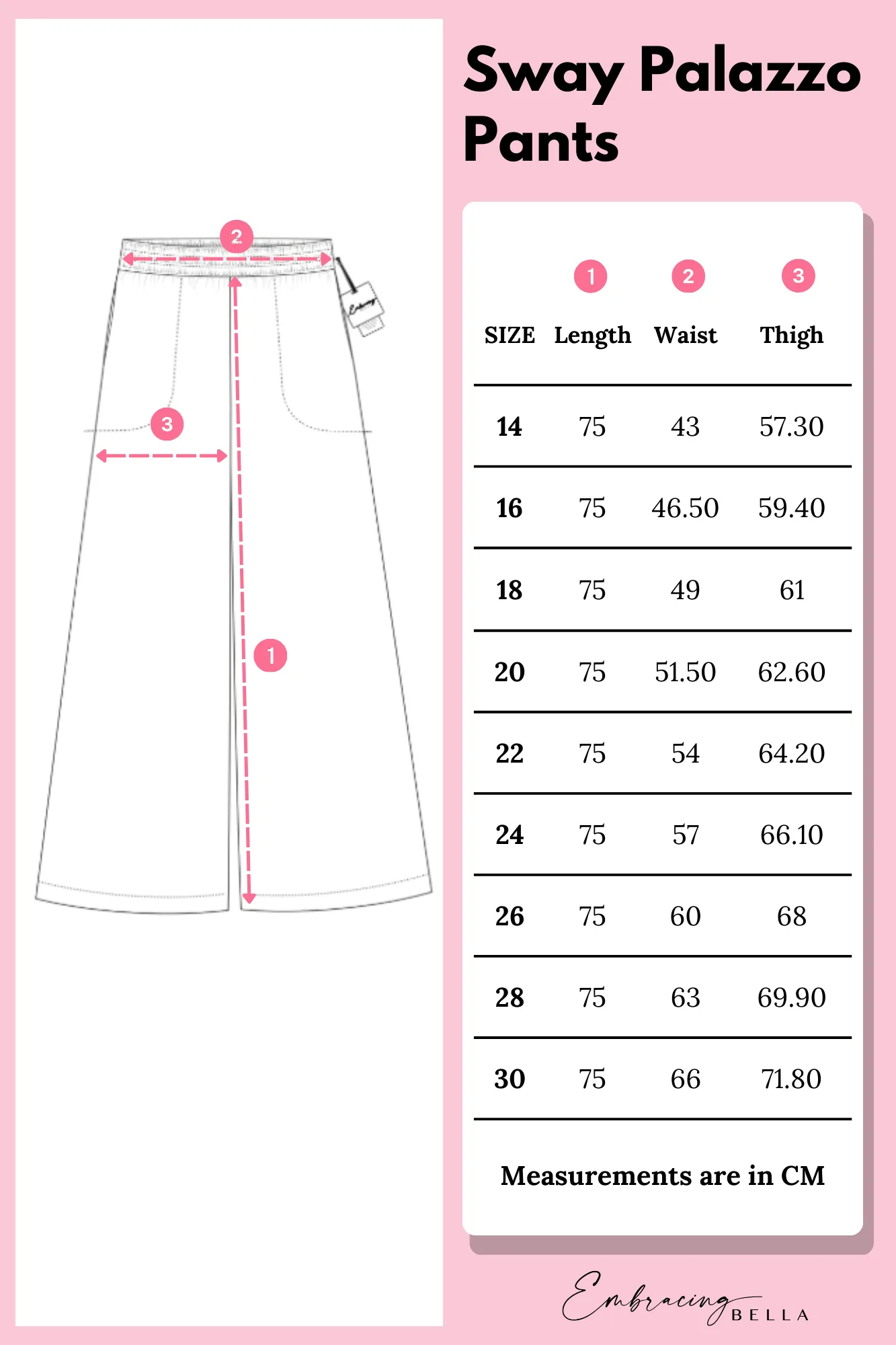 'SWAY' Palazzo Pant - Mulberry
