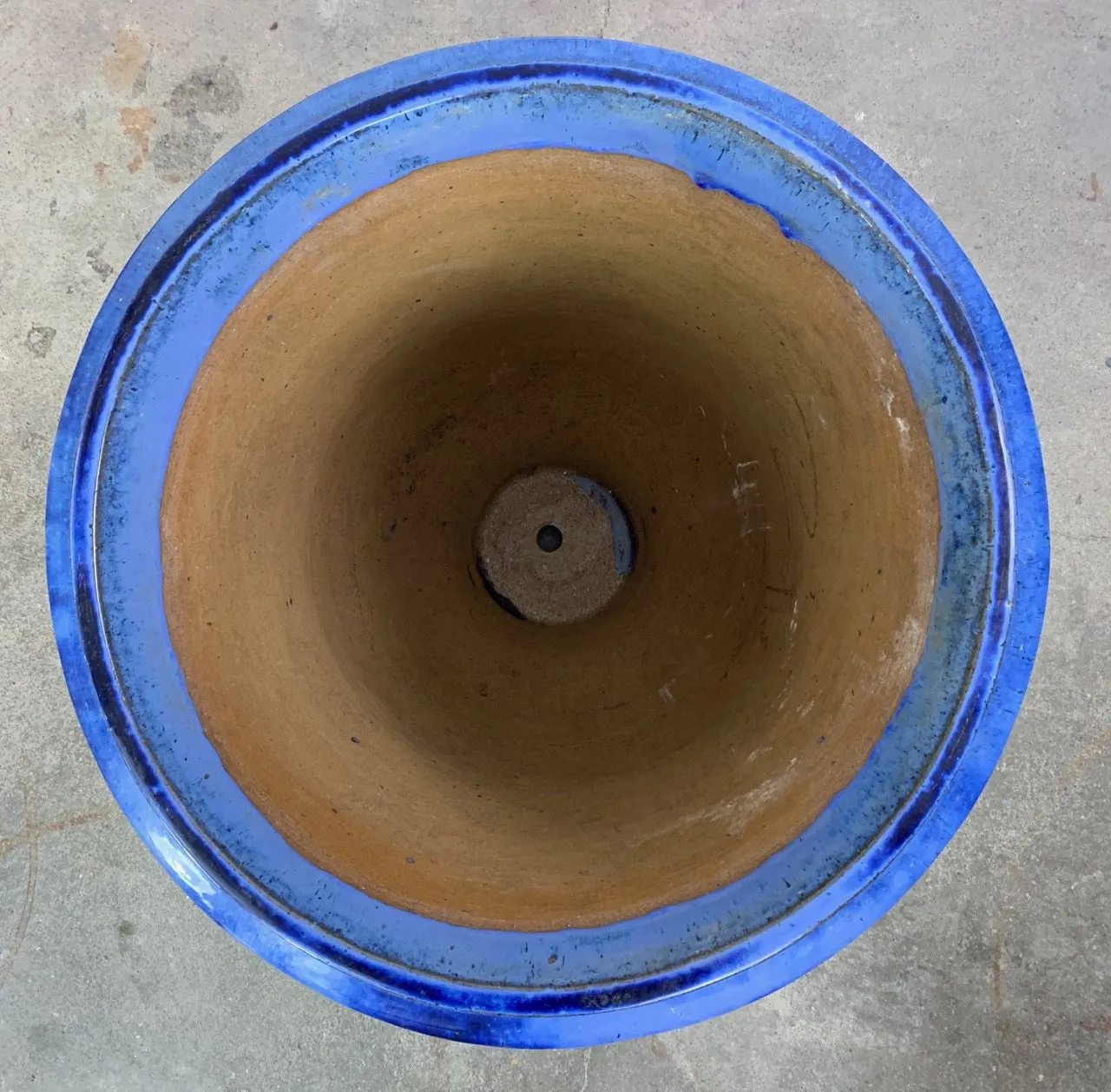 Urn Ceramic Pot, Planter, Blue